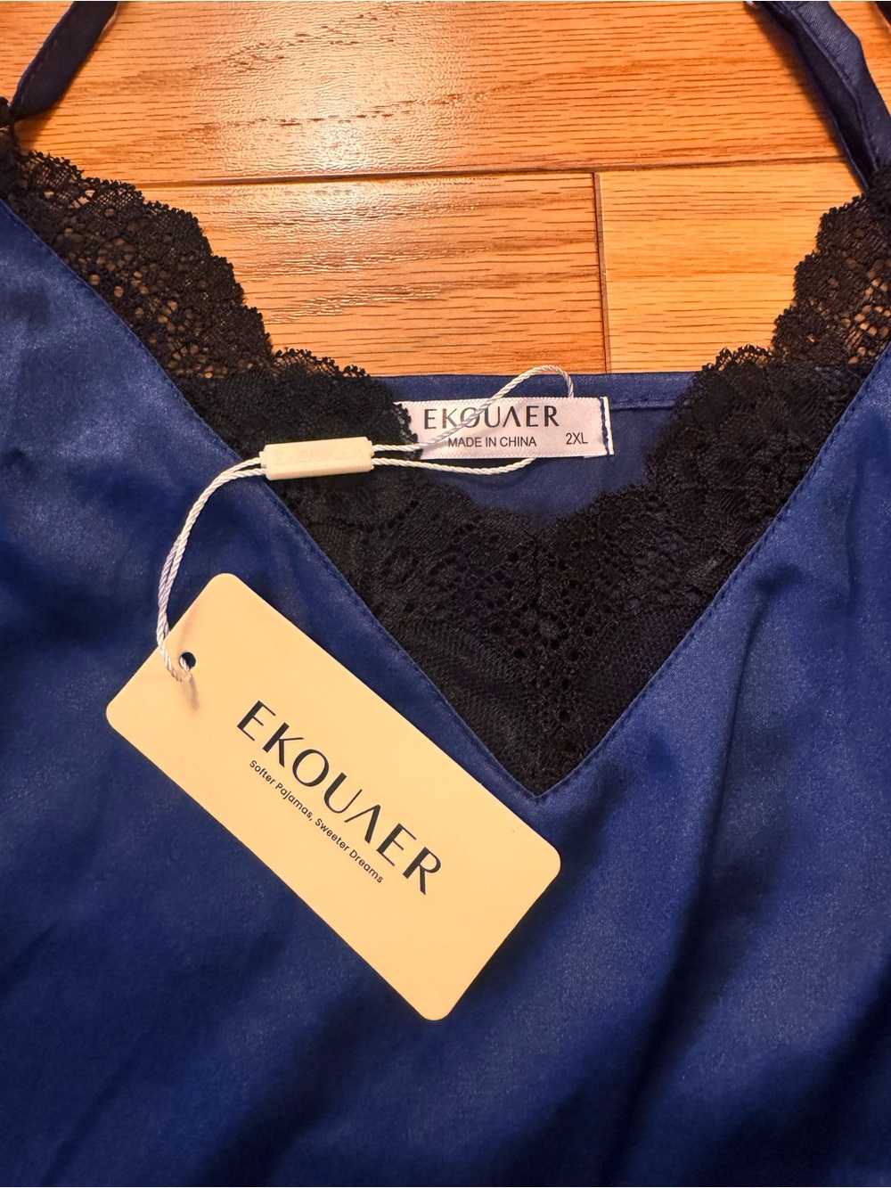 Lace-Trim Cami & Short Set - Picture 4 of 5
